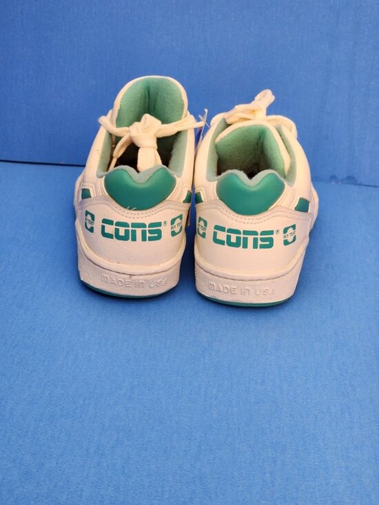 VTG 1993 Converse CONS Hy-Test Safety Shoes Made in USA NOS Teal Orange Men 6 main image 6
